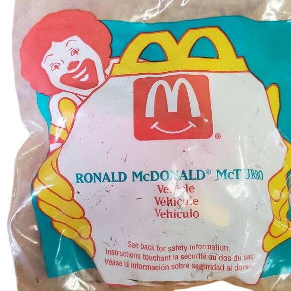 1995 Ronald McDonalds Toy McTurbo  New in Package - Picture 1 of 2